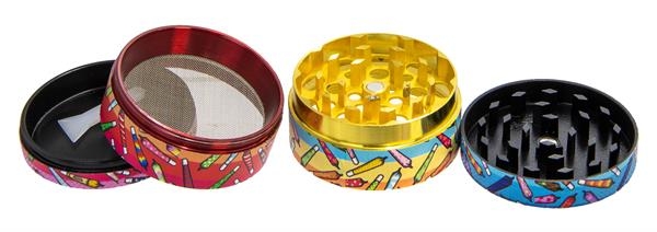 1 CNC Aluminium Grinder Pollinator 4-part ø 50mm Sweet/Weed